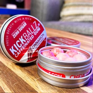 Cinnamon Caffeine Energy Gum by KickBallz - Image 1