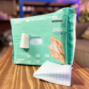 Shower Cleansing Wipes by Mars Wellness - Image 1